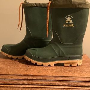 New Kamik Lined Rain Boots Y5